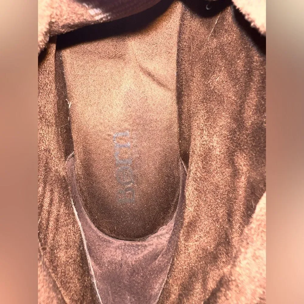 Born brown suede